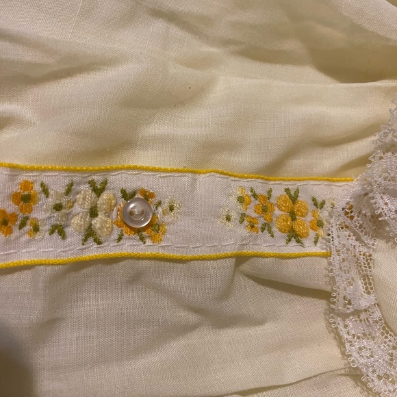 Vintage Embroidered Dress - Size 0/3 Months - Picture 5 of 12
